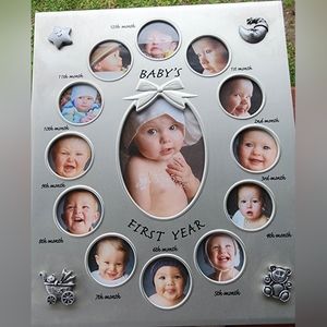 Baby's First Year Photo Frame